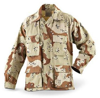 Brand new 6 color desert camo BDU shirt / jacket.
