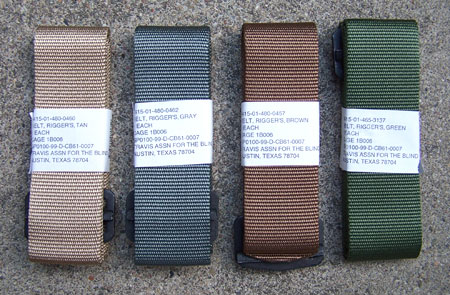 Item #2033 - New, Official U.S. Military Issue Riggers Belt